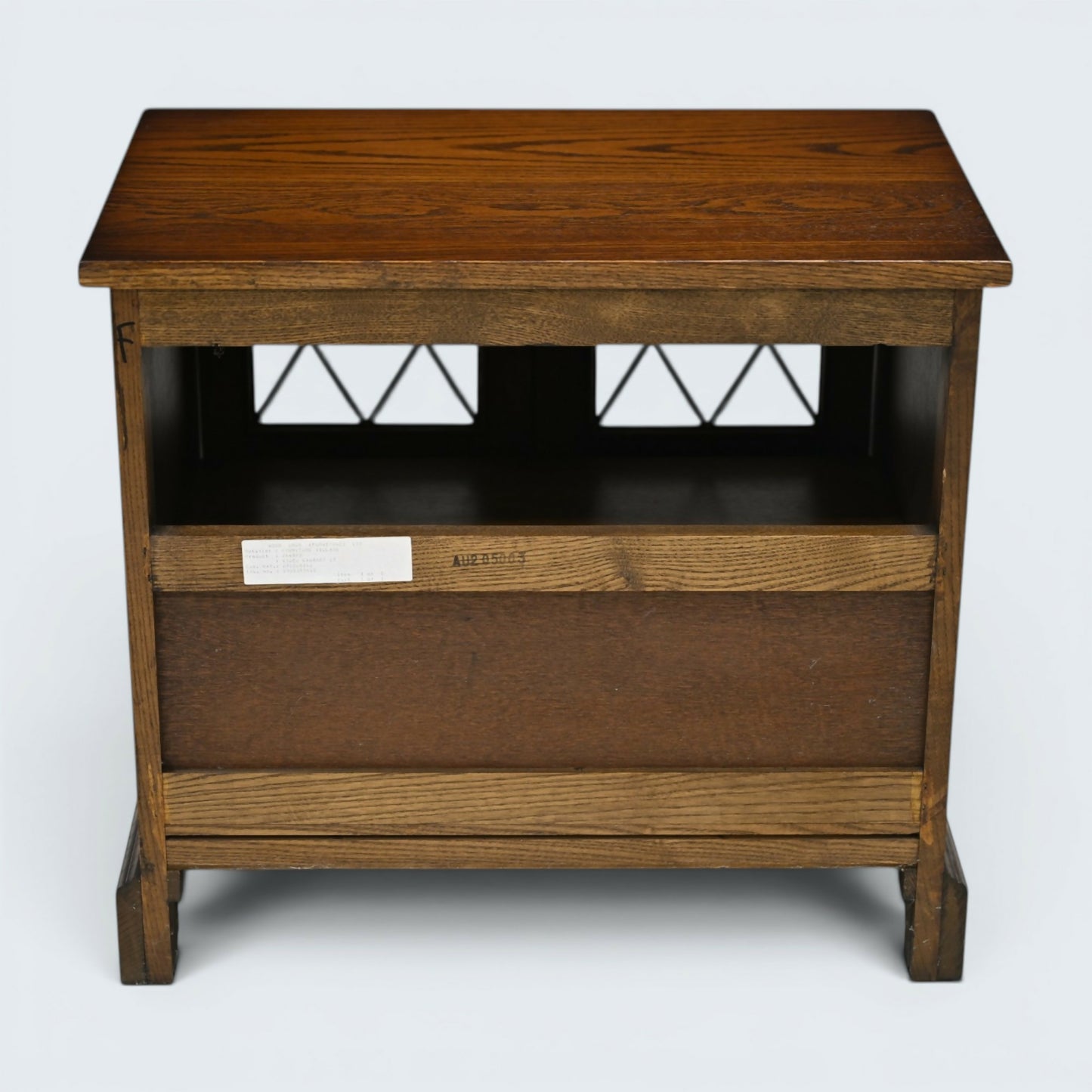 Old Charm TV Stand Video Cabinet Light Oak Made In England Free UK Delivery
