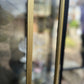Vintage Black & Antique Gold Drinks / Display / Gin Cabinet