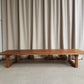 Vintage Mid Century Danish Pine Slatted Bench Seat Coffee Table Scandi Retro R477
