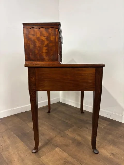 Vintage Mahogany Writing Desk with Pull-Out Writing Surface
