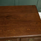 Large Antique Oak Pedestal Desk - Solid Oak