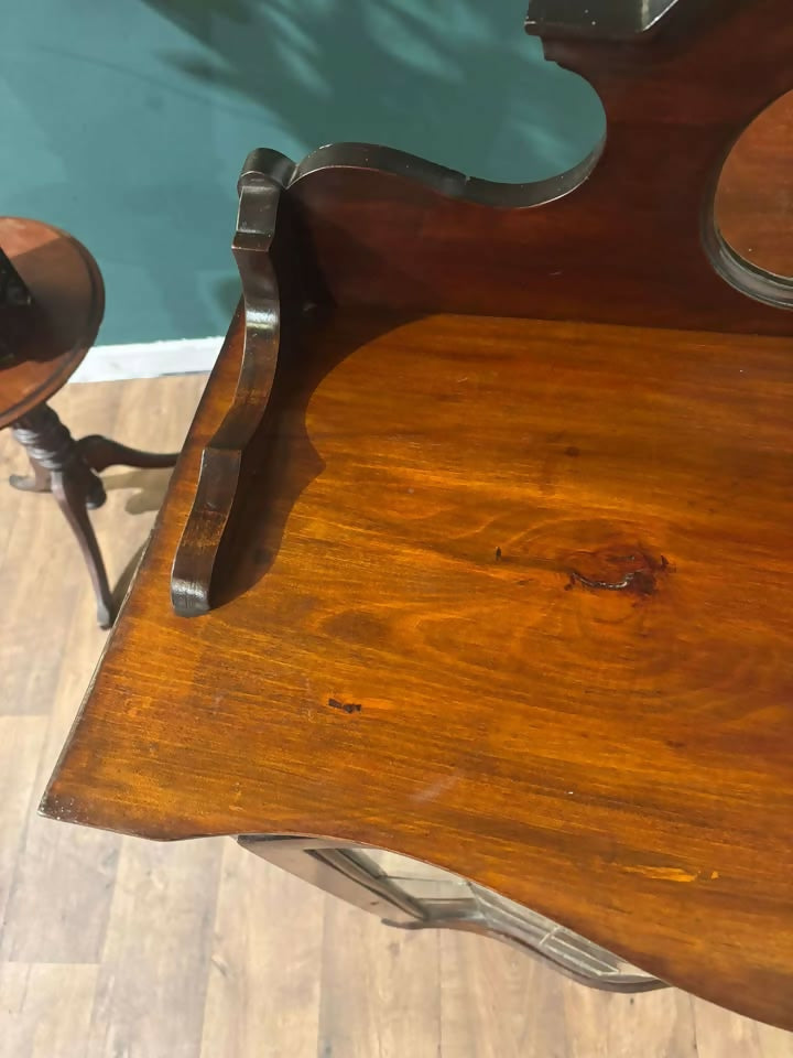 Edwardian mahogany display cabinet featuresvcx