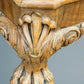 Carved Walnut and Maple Three Door Wardrobe Berick Furniture