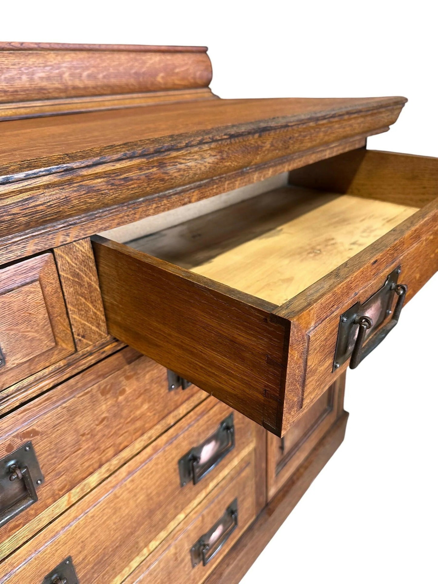 Vintage Oak early 20th Arts & Crafts period sideboard cupboard