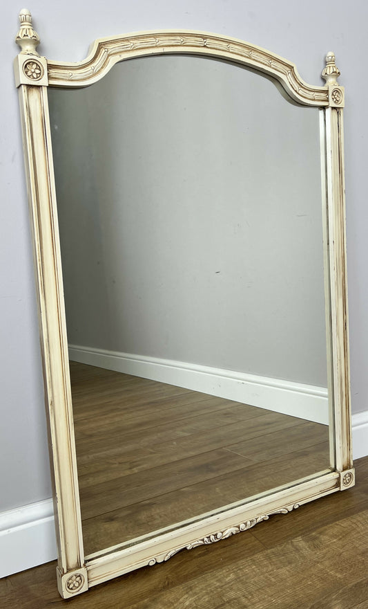 Mirror Vintage French Shabby Chic Carved Decorative Frame Wall Mirror LOT 6338