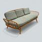 Ercol Studio Couch Day Bed New Webbing Light Finish Model 355 FREE UK Delivery