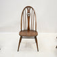 4 Ercol Windsor Swan Bow Back Dining Chairs Golden Dawn #876 FREE UK Delivery. SBR10108/2002E
