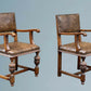 Good Quality Set of Six Carved Oak Dining Chairs