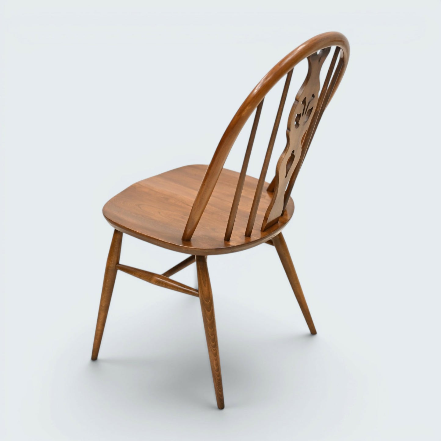 4 Ercol Fleur De Lys Bow Back Kitchen/Dining Chairs Model 878 FREE UK Delivery