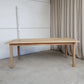 Vintage Late Mid Century Solid Oak Danish Dining Table Retro Scandi R915