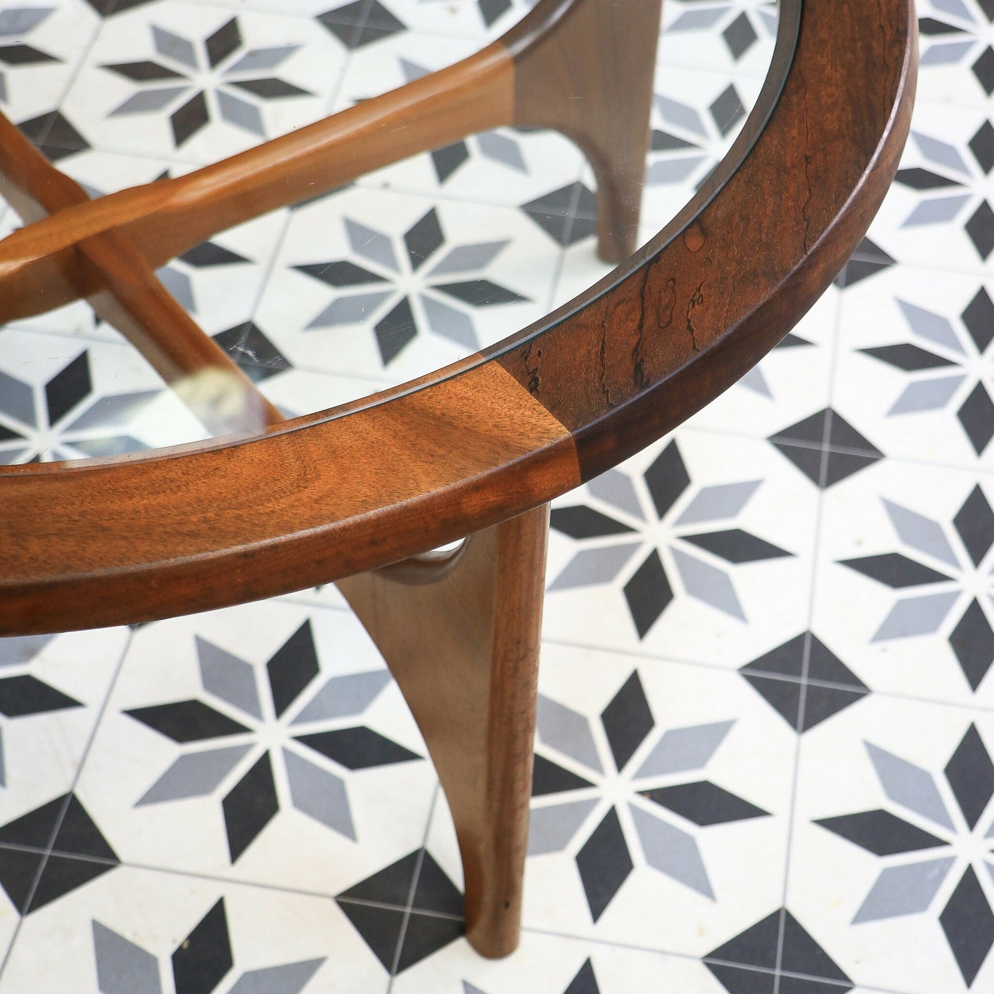 Stonehill Teak Coffee Table Round Mid Century Stateroom Range 1960s