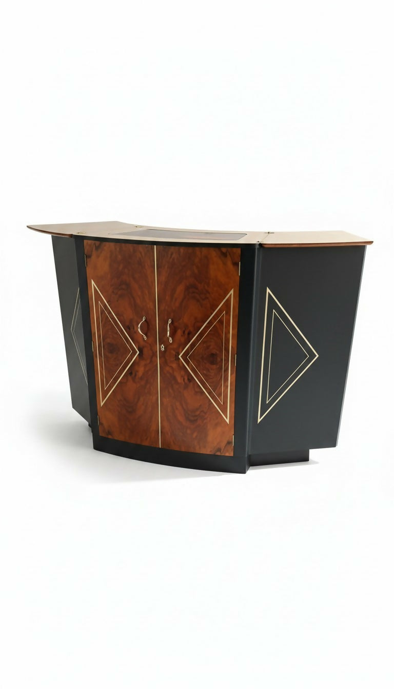 Mid Century "Turnidge of London" Cocktail Bar