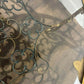 Ornate Reproduction Glass Topped Gilt Metal Framed Centre Table