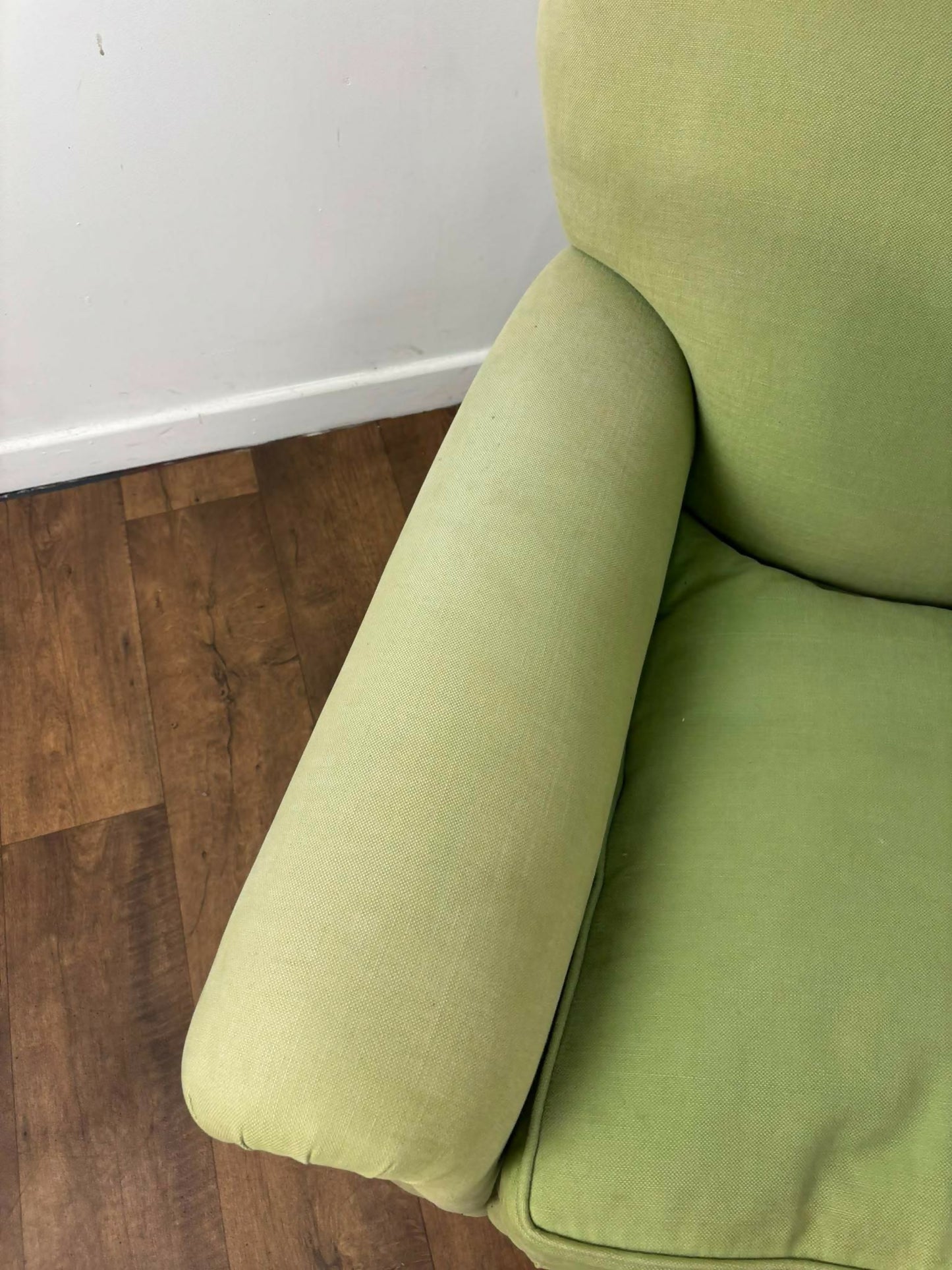 Edwardian Green Upholstered Club Chair