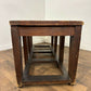 Edwardian Oak Luggage Stand / Hall Bench