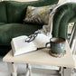 Oak Nest Of Tables | Hand Painted Side Tables Set | Solid Wood Living Room Furniture | Modern Traditional Nesting Tables