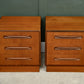Pair G Plan Fresco Teak Bedside Tables - Mid Century 1970s