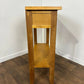 Modern Solid Oak Tall Console Table
