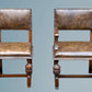 Good Quality Set of Six Carved Oak Dining Chairs
