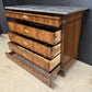 Fine Burr Walnut Louis Phillip Commode