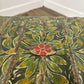 Vintage Indian Reclaimed Hand Painted Metal Trunk