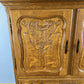 Cabinet Vintage French Louis XVI Oak Sideboard Carved Panels Cupboard LOT 4332