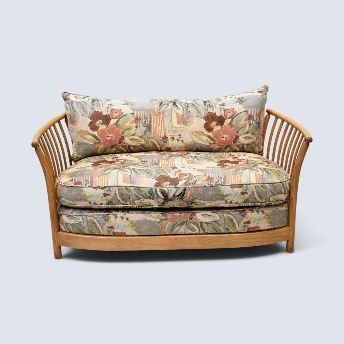 Ercol Renaissance 2str Sofa Low Back Settee Light Frame 2 Seater FREE Delivery*