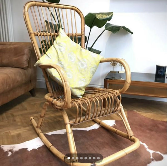 Bamboo rocking chair