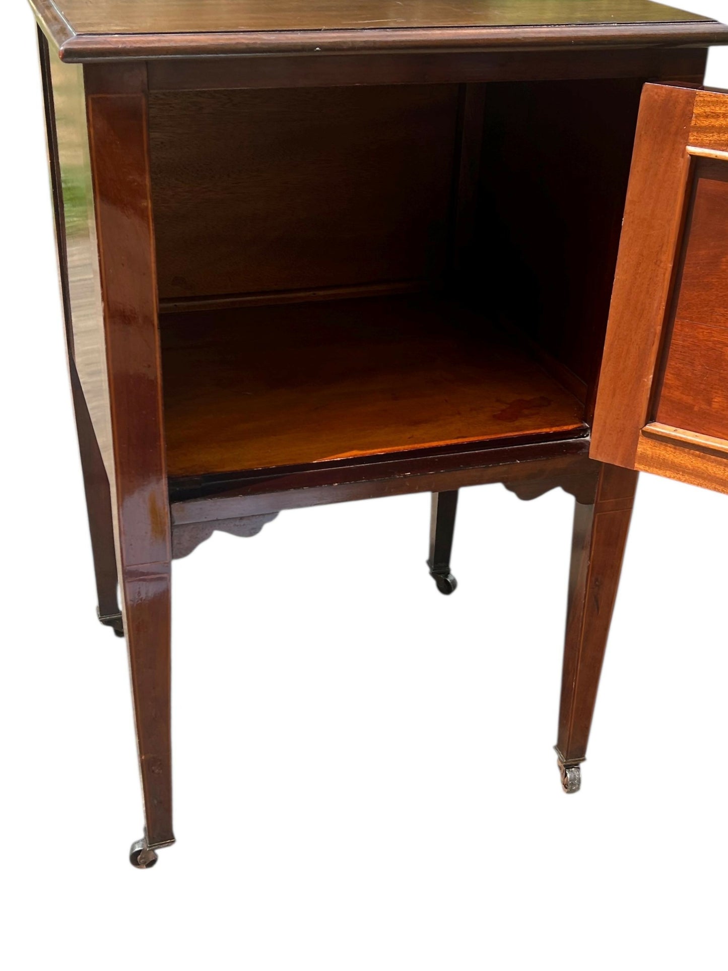 Antique Mahogany Edwardian bedside cupboard