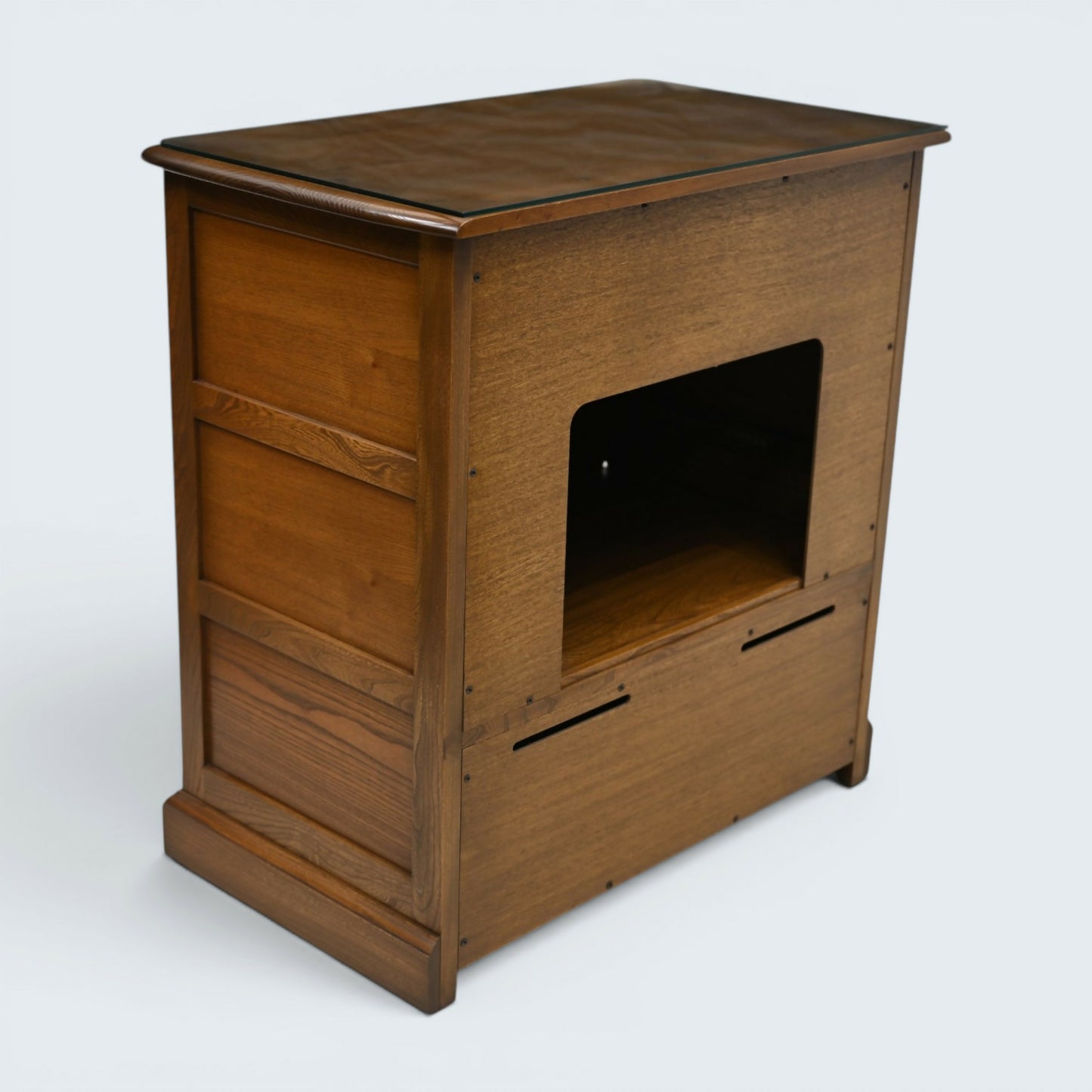 Ercol Mural TV Video Cabinet Golden Dawn Hideaway Doors Model 839 FREE Delivery*