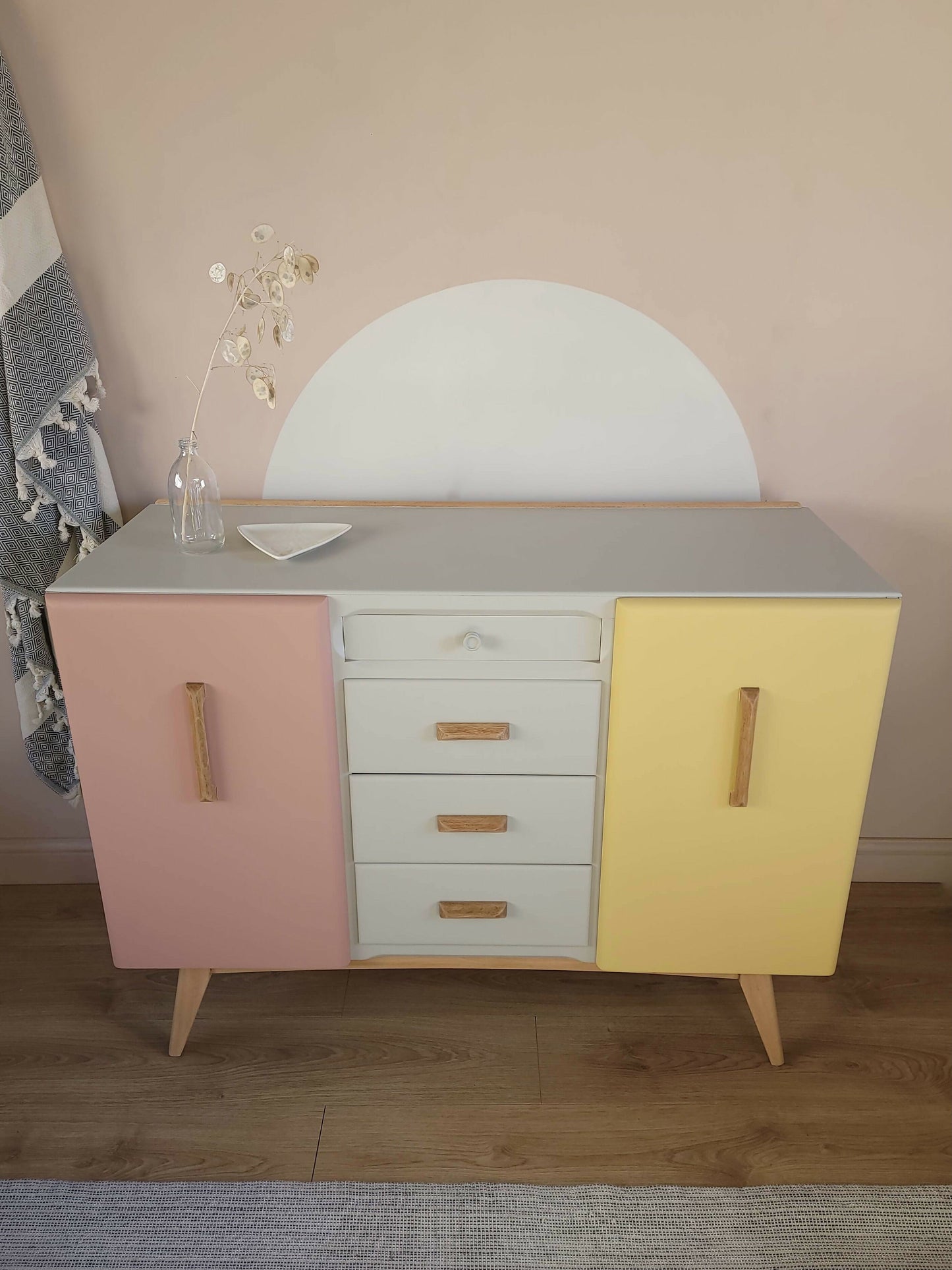 Sherbet sideboard from above