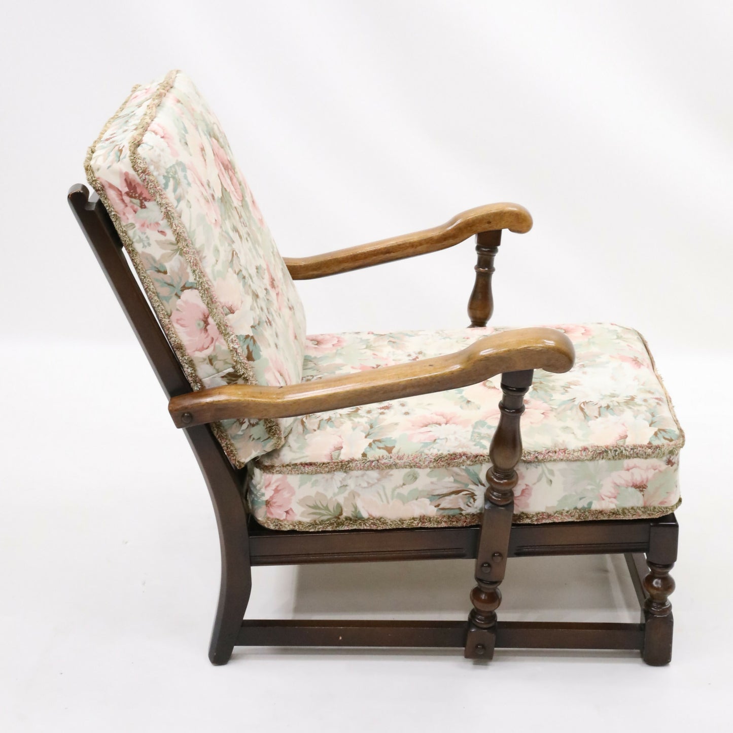 Ercol Windsor Easy Chair Model 445 1970s Blue Label FREE UK Delivery. SBR9390/2407D