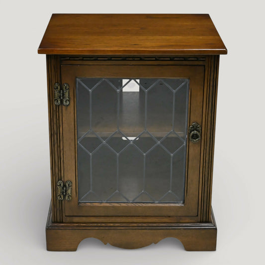 Old Charm Hi Fi Cabinet 1 Adjustable Shelf Light Oak #2266 FREE UK Delivery*. SBR11065/2010E