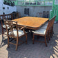 Antique Mahogany Dining Table & 8 Chairs.