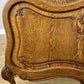 Bed Vintage French Louis XVI Oak Double Bed Frame Carved Headboard LOT 6375