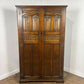 Vintage Priory Style Oak 3/4 Gents Fitted Wardrobe - probably Lock of London.