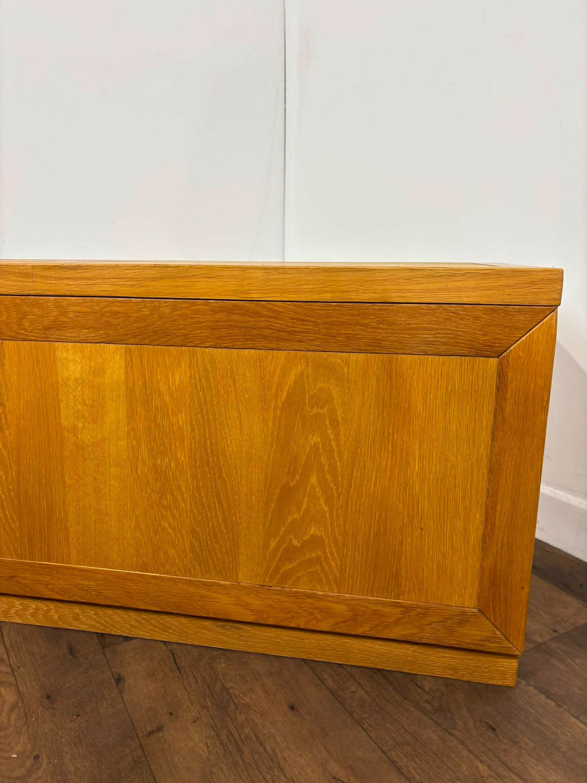 Modern Oak Blanket Box