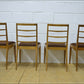 vintage dining chairs X4 teak McIntosh danish mid century DELIVERY