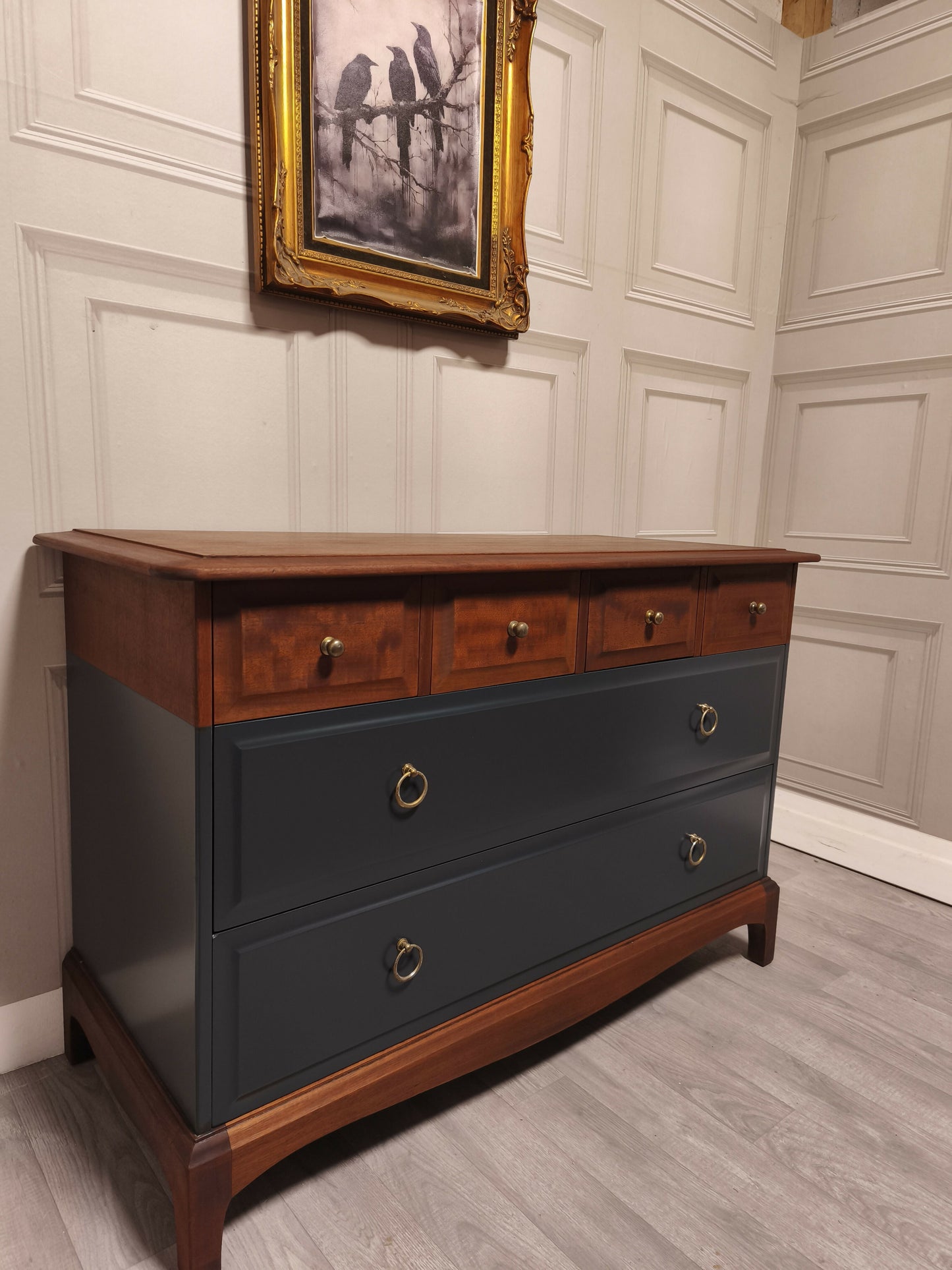 Black Stag Vintage Chest of Drawers