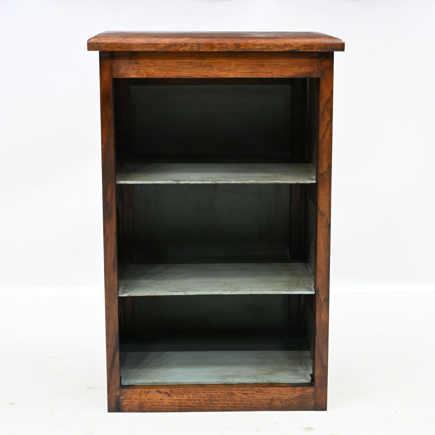 Vintage Oak bedside Cabinet 2 Shelves 62cm Tall Painted Inside FREE UK Delivery*. SBR11097/2710E