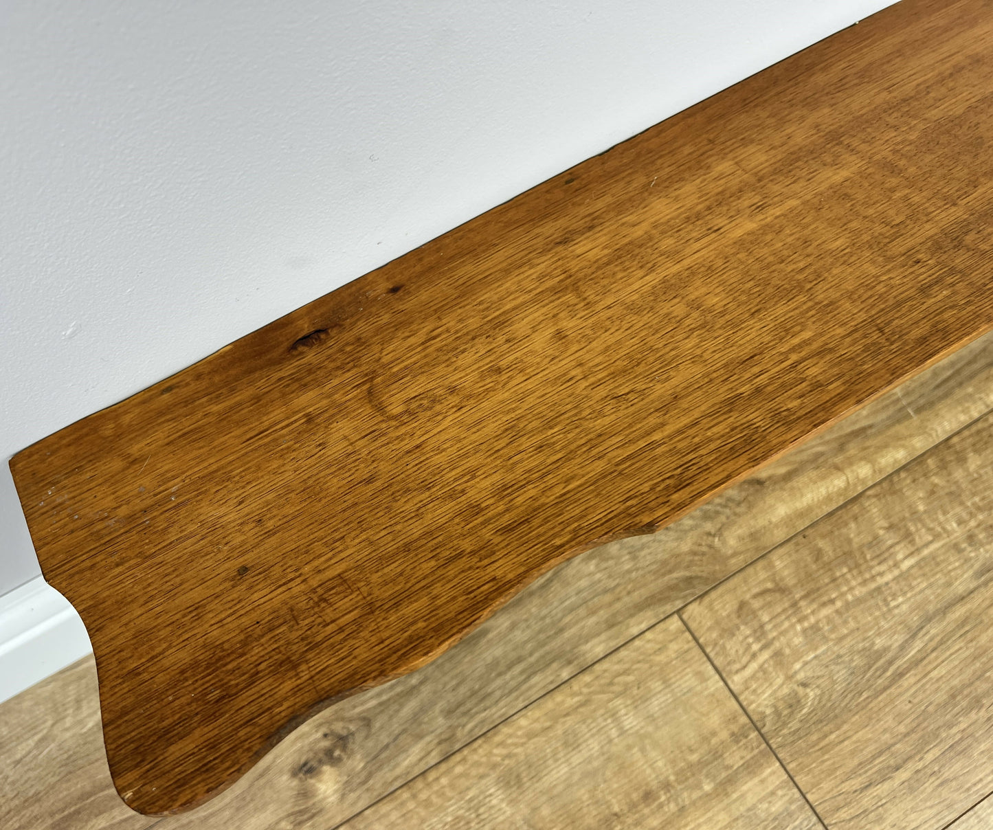 Coat Rack Vintage French Carved Oak Wall Mounted 5 Hooks Rack Hanger LOT 6210