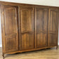 Wardrobe Vintage French Louis XVI Style Four Door Oak Carved Armoire LOT 6081