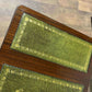 Vintage Mahogany Drop-Leaf Coffee Table with Tooled Leather Top