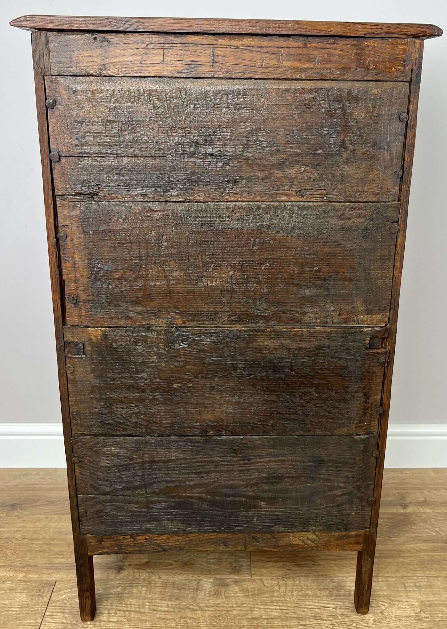 Cabinet Antique French Style Oak Sideboard with Carved Cupboard LOT 6255