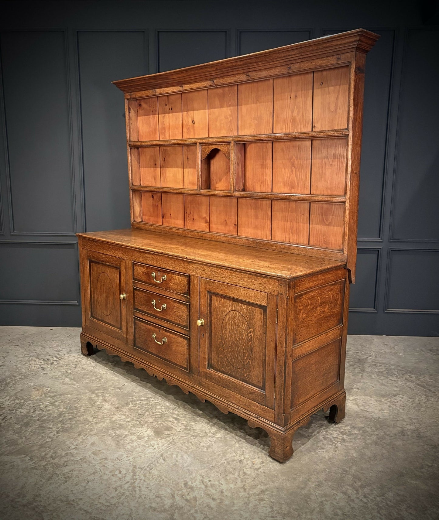 18th Century Antique Country Oak Dresser