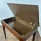 Reproduction Mahogany Storage Table with Lift-Up Top