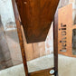 Vintage Edwardian Art Deco Oak Bevelled Cheval Dressing Mirror, c1930