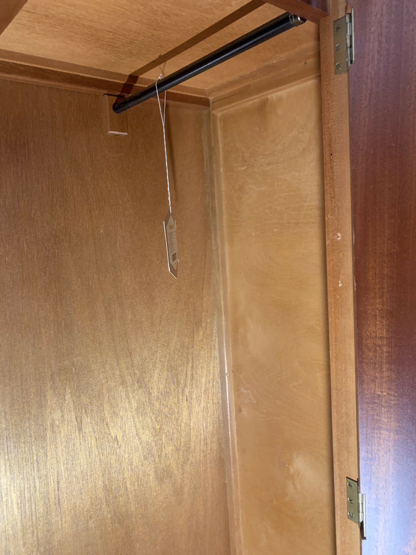 Lebus Vintage Single Door Wardrobe – Mid Century Teak Cabinet – 1950s/60s
