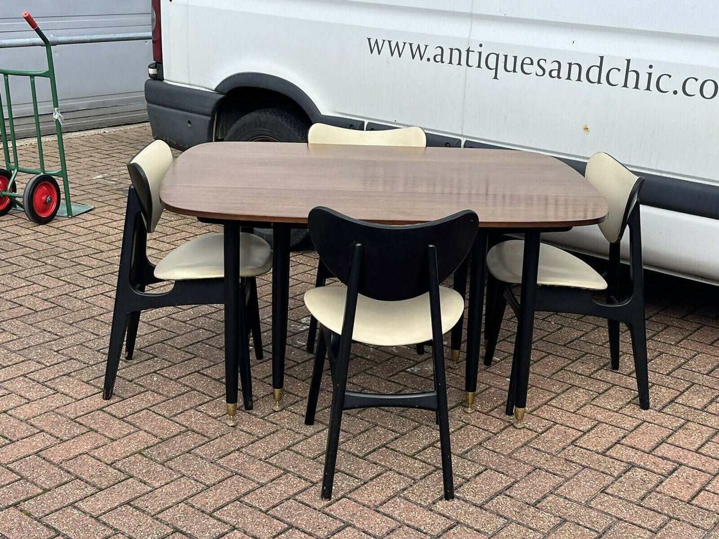 Retro Mid Century G Plan Extending Dining Table & Chairs