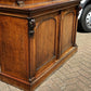 Victorian Vintage Mahogany Bookcase, Adjustable Shelves, Cupboards To Base